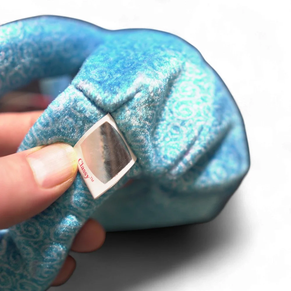 TY Beanie Baby Classy Turquoise Bear 2001 Retired Collectible Plush VTG MWMT - Picture 7 of 9